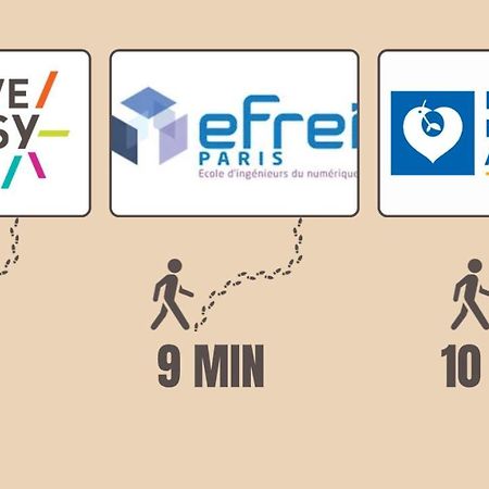 Appartement Cosy Au Calme A 20 Min De Paris Villejuif Kültér fotó