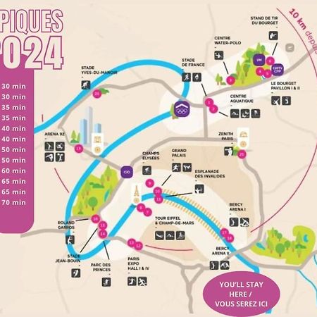 Appartement Cosy Au Calme A 20 Min De Paris Villejuif Kültér fotó